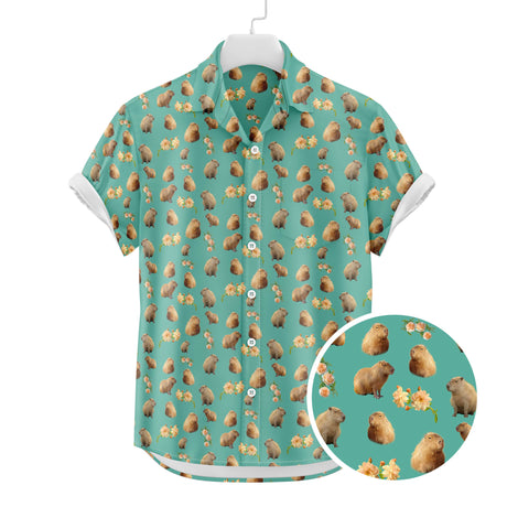 Capybara Vacation Hawaiian Shirt