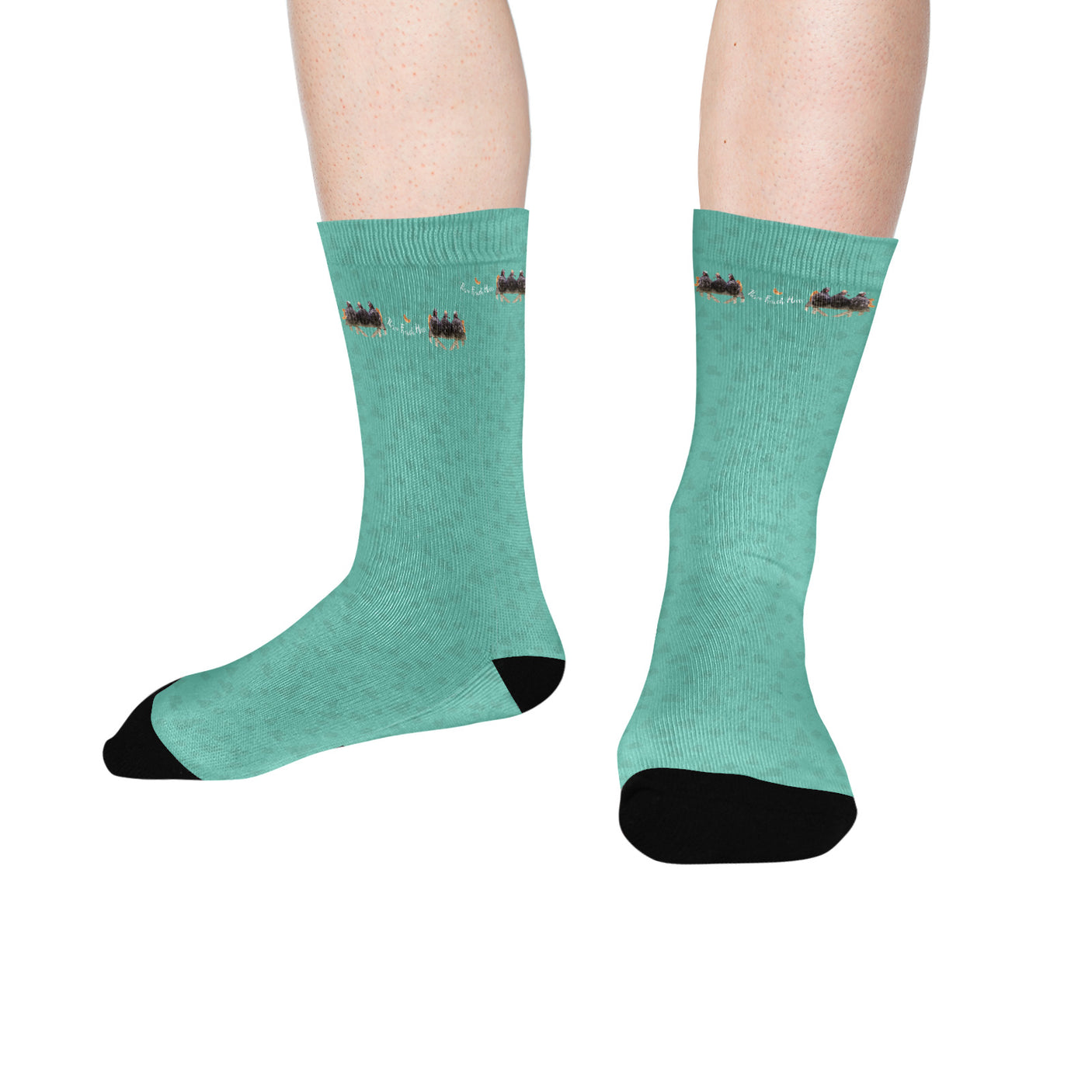 3 French Hens Christmas Socks