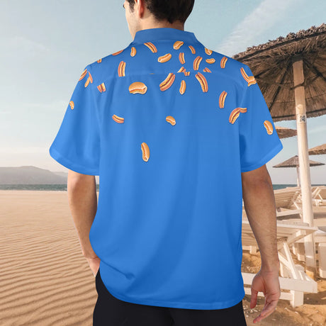Hot Dog Hawaiian Shirt | Button Up Down Shirt