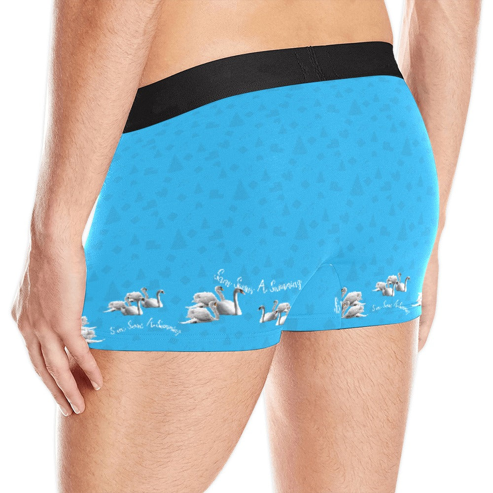 Swans Swimming Christmas Boxer Brief Boxers