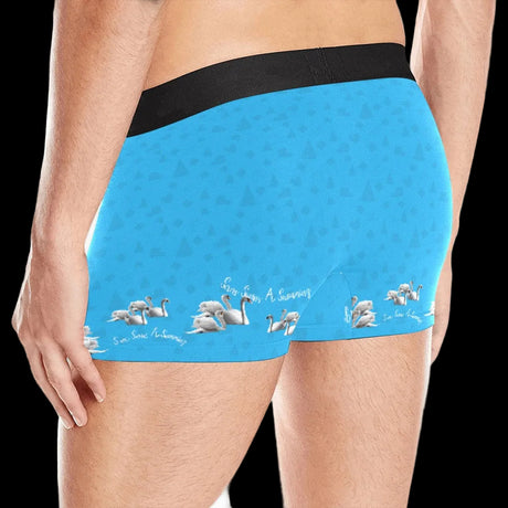Swans Swimming Christmas Boxer Brief Boxers