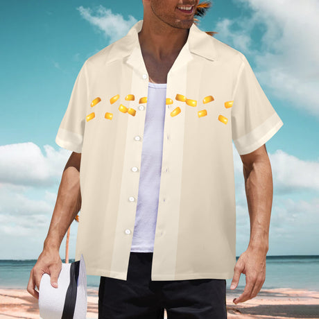 Corn Cob Hawaiian Shirt | Button Up Down Shirt