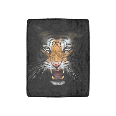 Tiger Face Throw Blanket