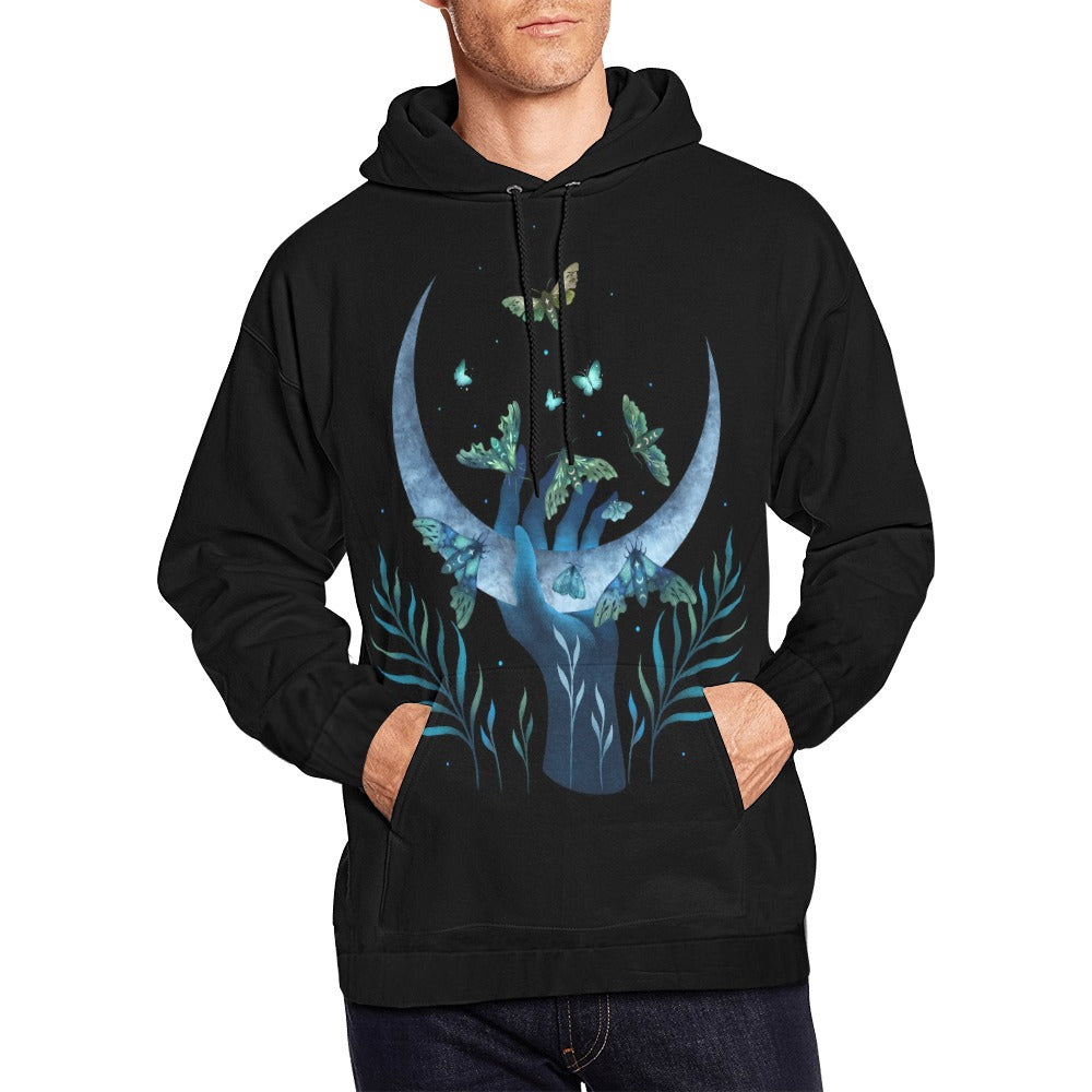 Episodic Drawing Moth Hand Hoodie