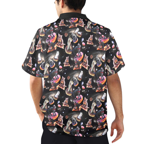Space Cat Hawaiian Shirt