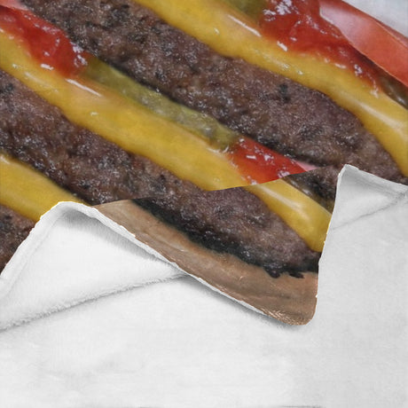 Burger Throw Blanket
