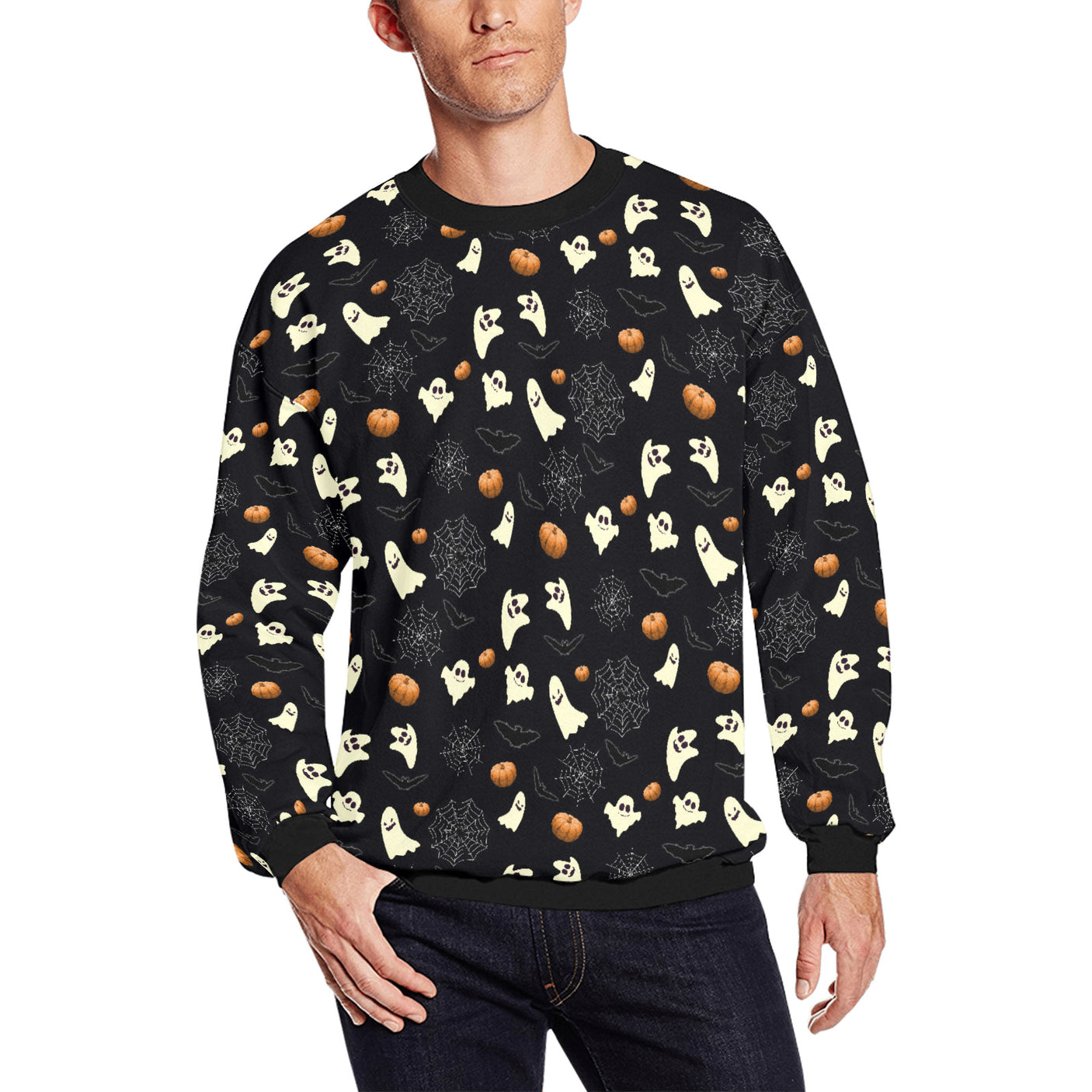 Ghost Spider Pumpkin Sweater