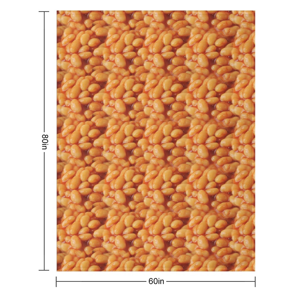 Baked Beans Throw Blanket