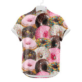 Donut Hawaiihemd | Button Up Down Hemd