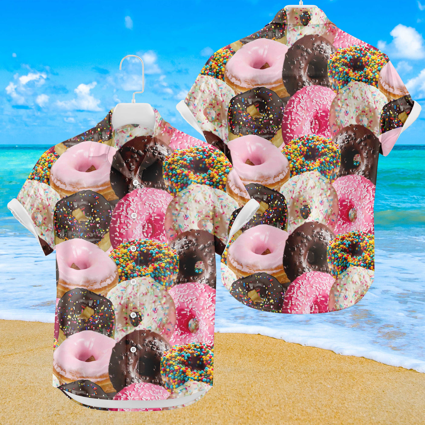 Donut Hawaiian Shirt | Button Up Down Shirt