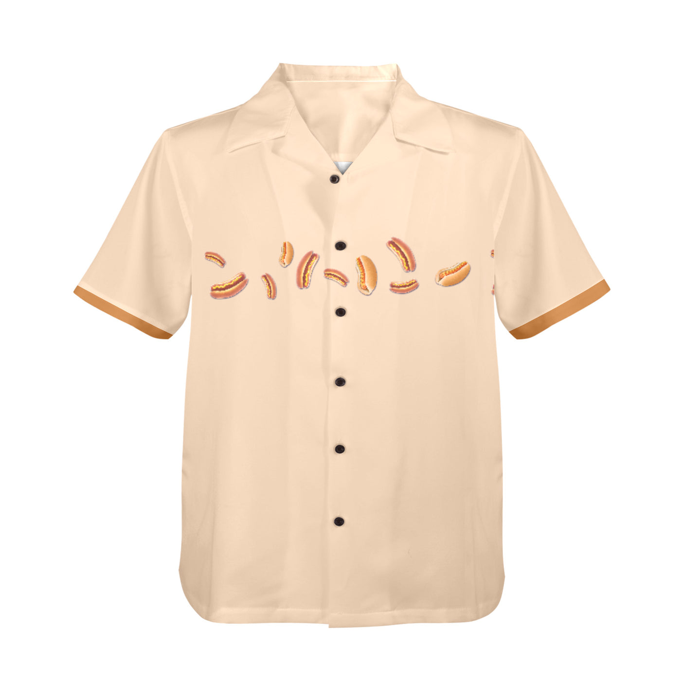 Hot Dog Hawaiian Shirt | Button Up Down Shirt