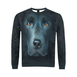 Black Labrador Face Sweater