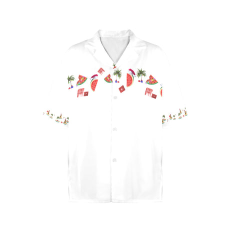 Women's Christmas in July Hawaiian Guayabera Shirt