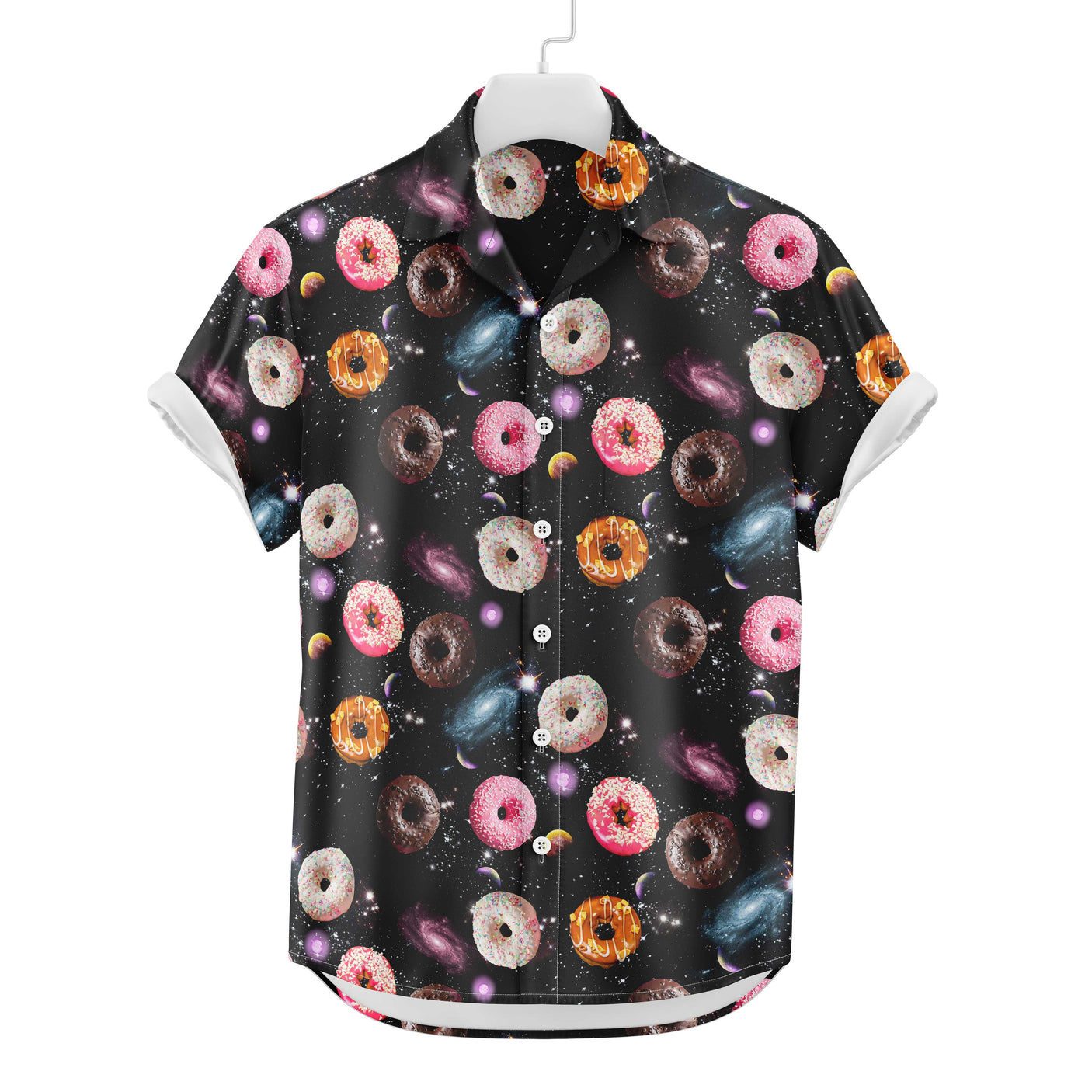 Galaxy Donut Hawaiihemd | Button Up Down Hemd