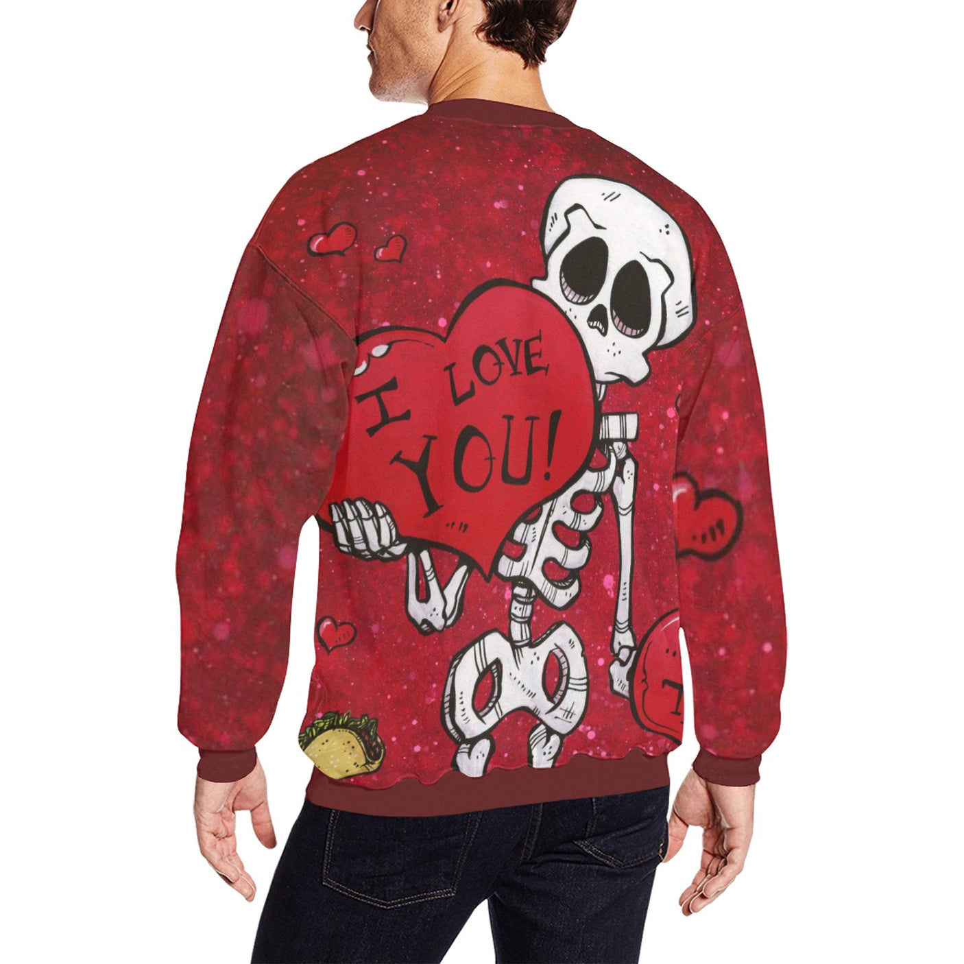 David Lozeau 'Love and Tacos' Sweater