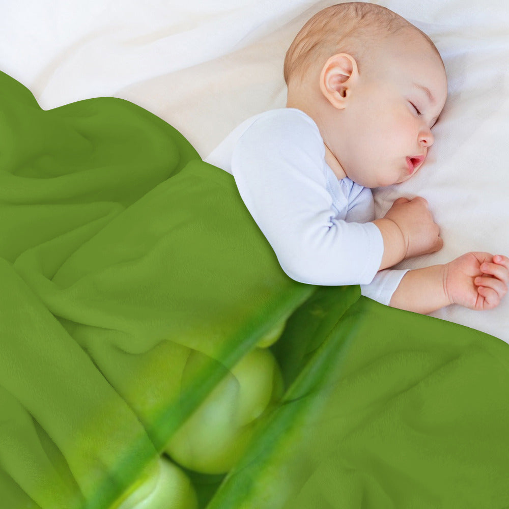 Pea Pod Throw Blanket