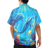 Under Sea Dolphins, Dakota Daetwiler Art Hawaiian Shirt