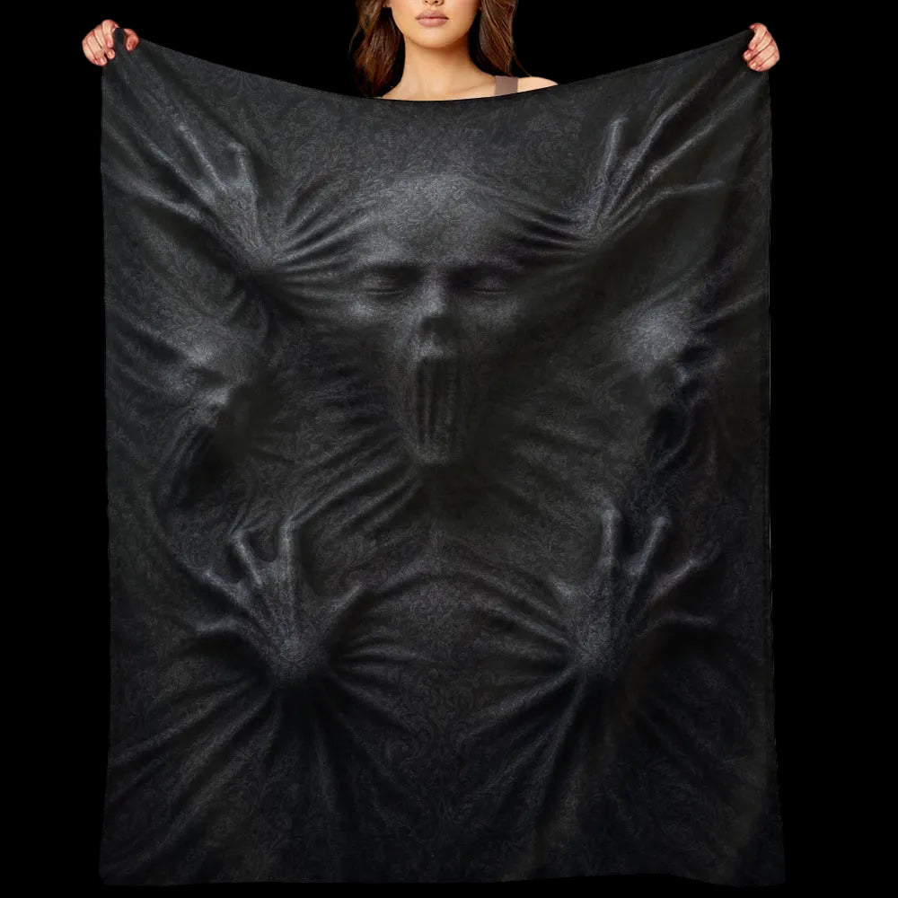 The Thing Under the Blanket – Gothic Horror Throw