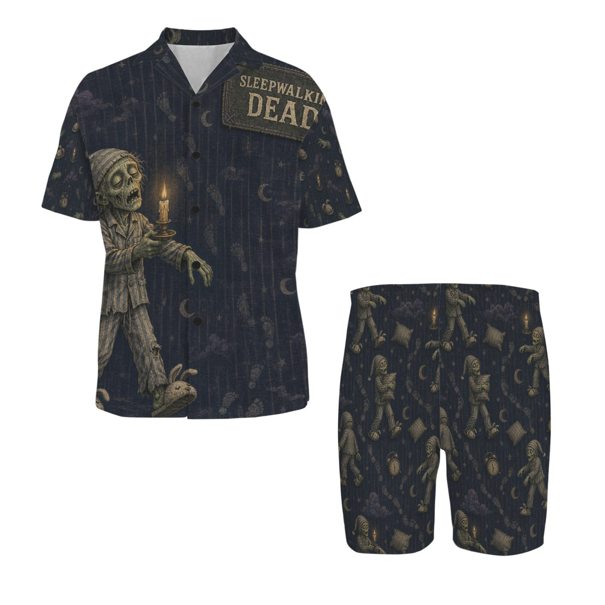 Sleepwalking Dead Halloween Costume Pajama Set