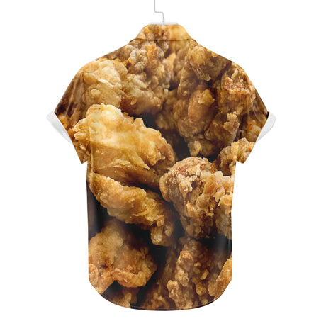 Fried Chicken Hawaiian Shirt | Button Up Down Shirt