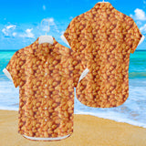 Chemise hawaïenne de fèves au lard | Chemise boutonnée