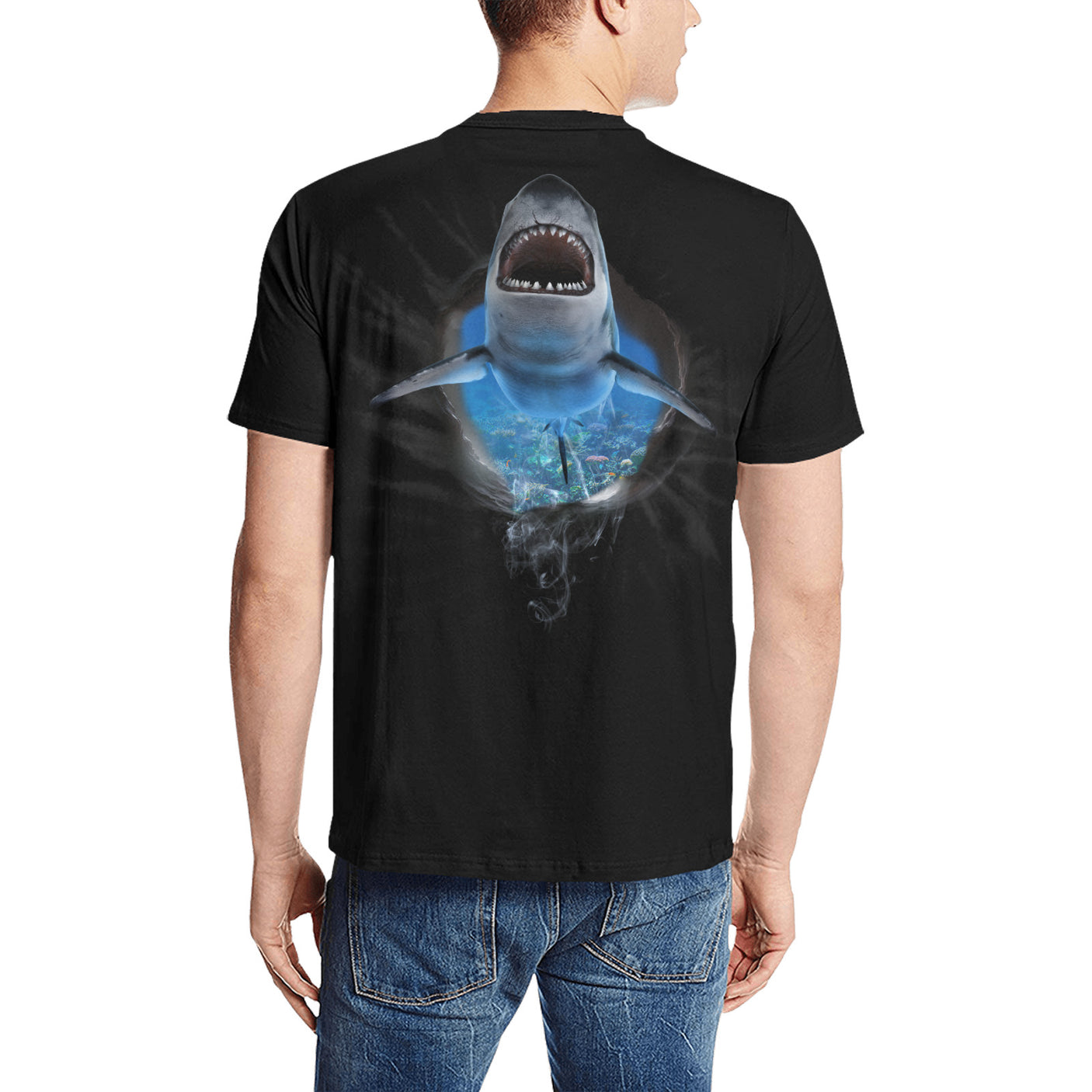 3D Shark Bite Shirt