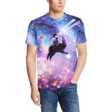 Cat Riding Llama Shirt