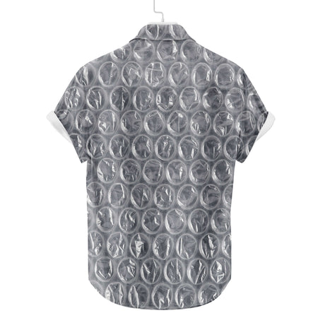 Bubble Wrap Hawaiian Shirt | Button Up Down Shirt