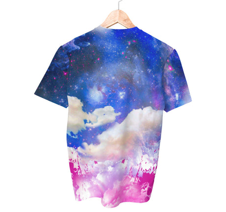Rainbow Sloth Llama in Space Shirt | AOP 3D Tee Shirts