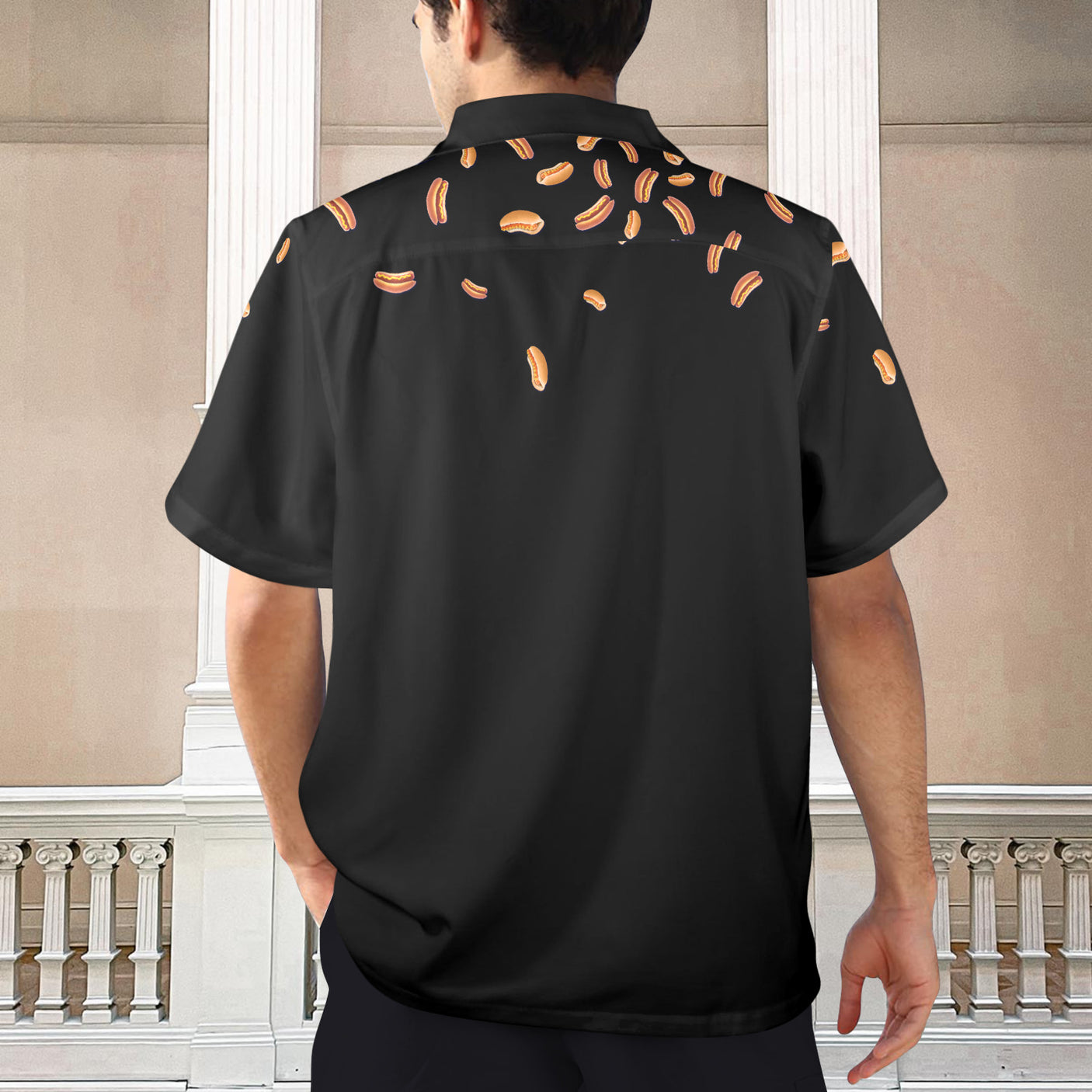 Hot Dog Hawaiian Shirt | Button Up Down Shirt