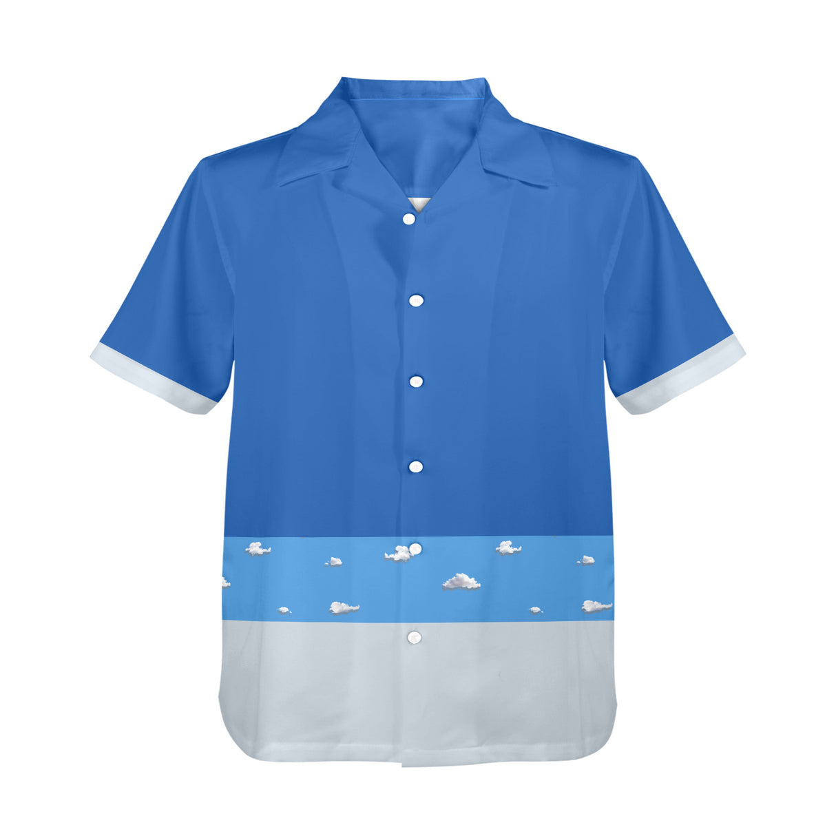 Clouds Vacation Shirt - Dreamy Sky Hawaiian Button-Up