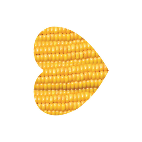 Corn Cob Heart Mousepad - Funny Food Desk Gift