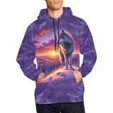 Valley Sunset Wolf Hoodie