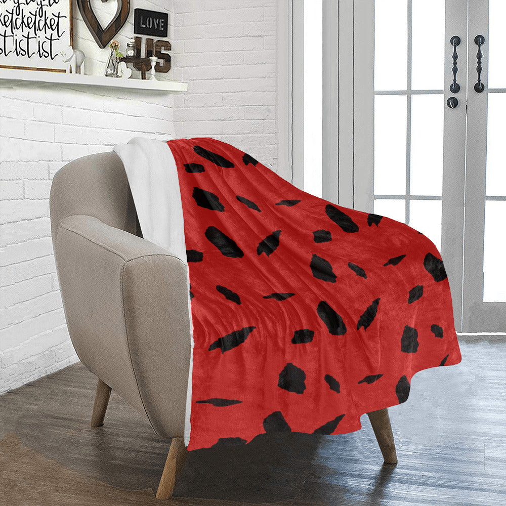 Lady Beetle Throw Blanket