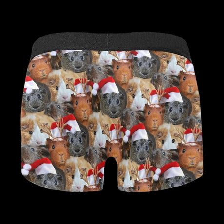 Christmas Guinea Pig Boxer Brief Boxers