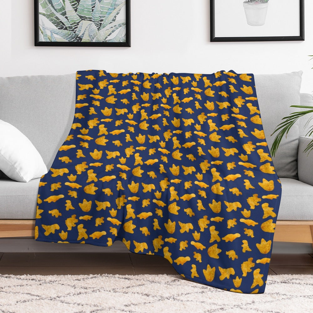 Dino Nuggets Throw Blanket
