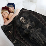 Undercover Undead – Gothic Horror Throw Blanket