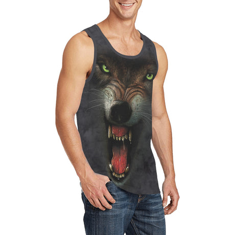 Wolf Face Tank Top