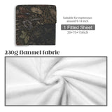 Bed Rot Botanical Gothic Fitted Sheet – Twin
