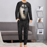 Siberian Husky Face Pajamas