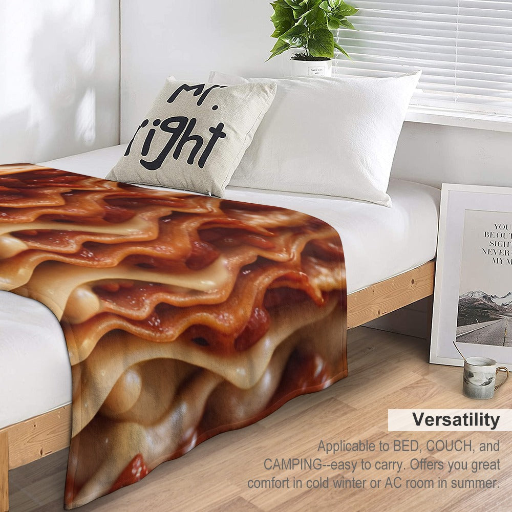 Lasagna Throw Blanket