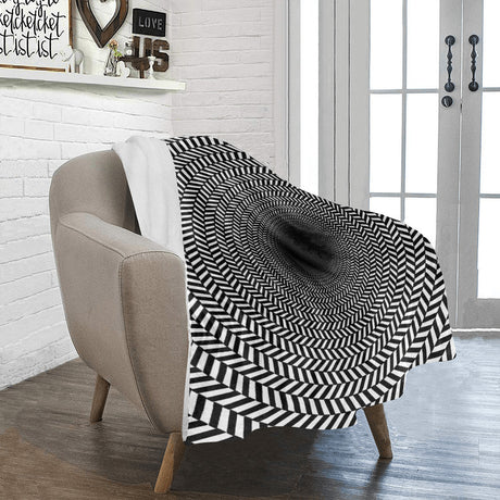 Optical Illusion Throw Blanket
