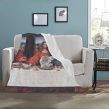 Last Chicken Supper Throw Blanket