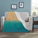 Beach Coastal Throw Blanket