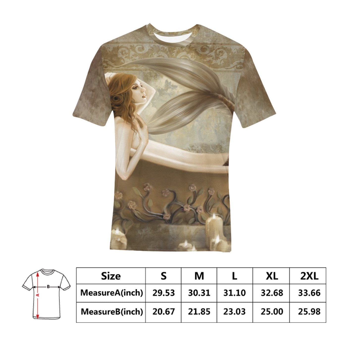 Selina Fenech Bath Mermaid Shirt