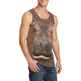 Hippo Face Tank Top