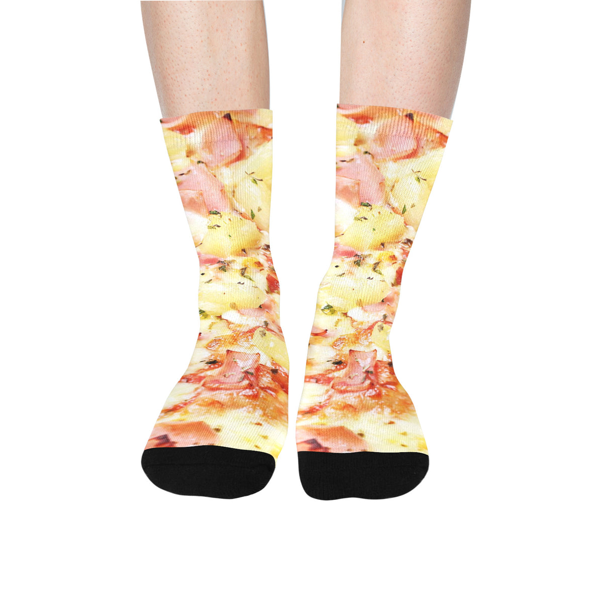 Pineapple Hawaiian Pizza Socks