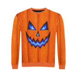 Inner Glow Jack-O'-Lantern Halloween Sweatshirt