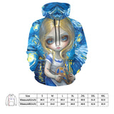 Jasmine Becket-Griffith Alice In A Van Gogh Nocturne Hoodie