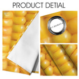 Corn Cob Curtains – Funny Food Grommet Set, 52 x 84 in